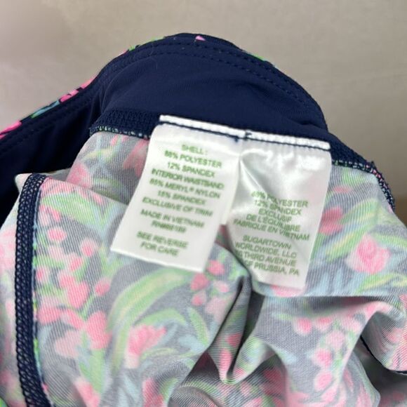 Lilly Pulitzer Girls Luxletic Weekender Leggings Low Tide Navy XL - Picture 5 of 6